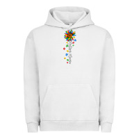 Pigment Lunar Rock autism mama sunflower white Urban Hoodie - JahusDesignShop