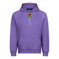 Tulip autism mama sunflower white Urban Hoodie - JahusDesignShop