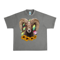 Tornado Bighorn Sheep Urban Heavy Tee - RanaPortraitStore