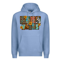 Colony Blue western mama vibes Premium Hoodie - FaDigitalArtStudio