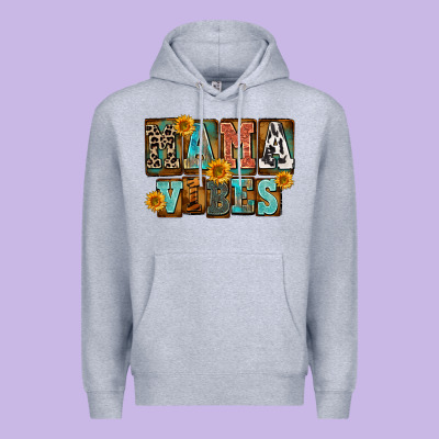 Western Mama Vibes Premium Hoodie Designed By Fadigitalartstudio