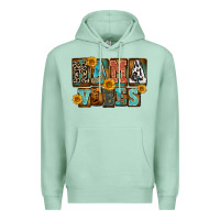 Seafoam western mama vibes Premium Hoodie - FaDigitalArtStudio