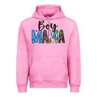 Fuchsia Pink boy mama white Urban Hoodie - JahusDesignShop