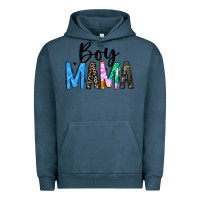 Pigment Midnight Navy boy mama white Urban Hoodie - JahusDesignShop
