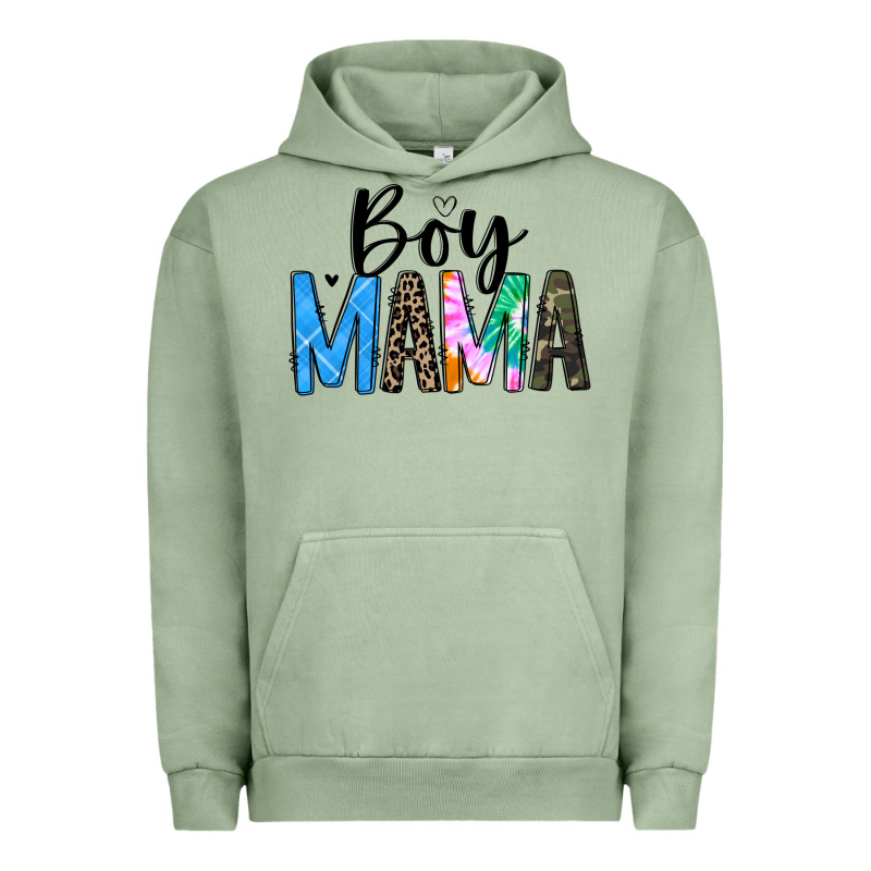 Boy Mama White Urban Hoodie by JahusDesignShop | Teevron