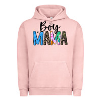 Pigment Salmon boy mama white Urban Hoodie - JahusDesignShop