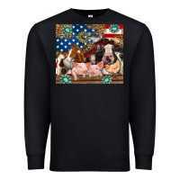 Black American farm animals Premium Sweatshirt - RanaPortraitStore