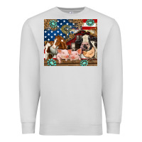 Dove Grey American farm animals Premium Sweatshirt - RanaPortraitStore