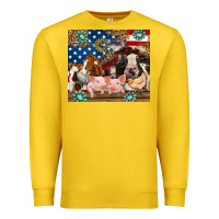 Lemon American farm animals Premium Sweatshirt - RanaPortraitStore
