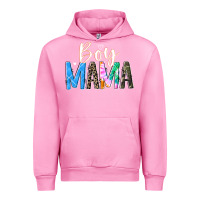 Fuchsia Pink boy mama  black Urban Hoodie - JahusDesignShop