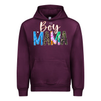 Mauve Wine boy mama  black Urban Hoodie - JahusDesignShop