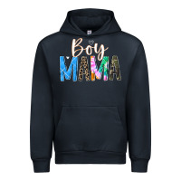 Navy boy mama  black Urban Hoodie - JahusDesignShop