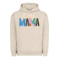 Pigment French Oak boy mama  black Urban Hoodie - JahusDesignShop