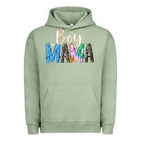 Pigment Oil Green boy mama  black Urban Hoodie - JahusDesignShop