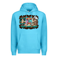 Ocean Blue cma Premium Hoodie - RacoonDesign