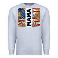 Heather Grey American mama Premium Sweatshirt - RanaPortraitStore