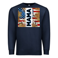 Navy American mama Premium Sweatshirt - RanaPortraitStore