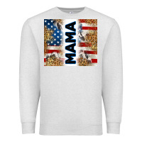 Oatmeal Heather American mama Premium Sweatshirt - RanaPortraitStore