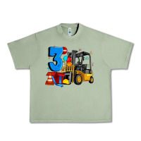 Oil Green forklift birthday three Urban Heavy Tee - Artiststas