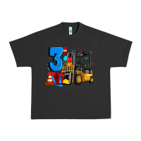 Pigment Black forklift birthday three Urban Heavy Tee - Artiststas