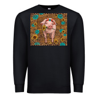 Black baby pig Premium Sweatshirt - RanaPortraitStore