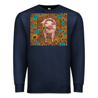 Navy baby pig Premium Sweatshirt - RanaPortraitStore