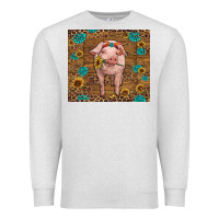 Oatmeal Heather baby pig Premium Sweatshirt - RanaPortraitStore