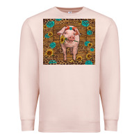 Pale Pink baby pig Premium Sweatshirt - RanaPortraitStore