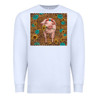 White baby pig Premium Sweatshirt - RanaPortraitStore