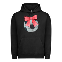 Pigment Black coquette soccer bow Urban Hoodie - JahusDesignShop