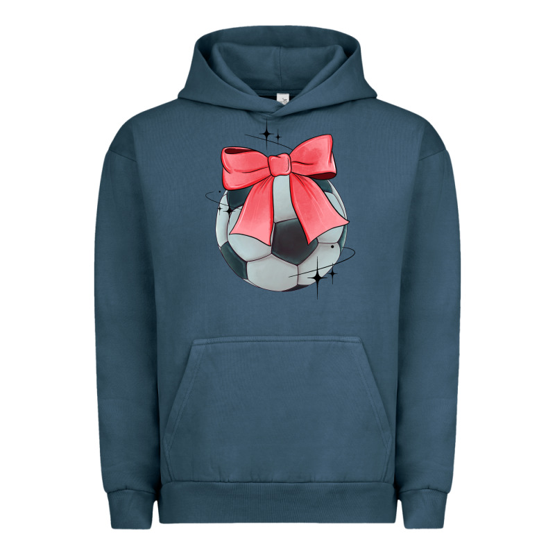 Coquette Soccer Bow Urban Hoodie by JahusDesignShop | Teevron