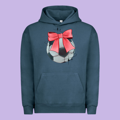 Coquette Soccer Bow Urban Hoodie Designed By Jahusdesignshop