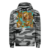 Slate Camo goat sunflowers seamless pattern Premium Hoodie - HRA Design Shop