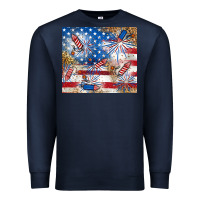 Navy American Premium Sweatshirt - RanaPortraitStore