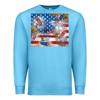 Ocean Blue American Premium Sweatshirt - RanaPortraitStore
