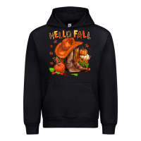 Black hello fall pumpkins  cowgirl  and roses Urban Hoodie - AdoDesignShop