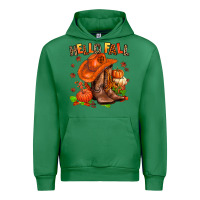 Emerald hello fall pumpkins  cowgirl  and roses Urban Hoodie - AdoDesignShop