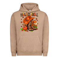 Pigment Burro hello fall pumpkins  cowgirl  and roses Urban Hoodie - AdoDesignShop