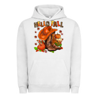 Pigment Lunar Rock hello fall pumpkins  cowgirl  and roses Urban Hoodie - AdoDesignShop