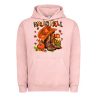 Hello Fall Pumpkins  Cowgirl  And Roses Urban Hoodie | Teevron
