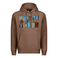 Chestnut winter vibes Premium Hoodie - FaDigitalArtStudio