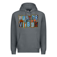 Rock winter vibes Premium Hoodie - FaDigitalArtStudio