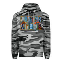 Slate Camo winter vibes Premium Hoodie - FaDigitalArtStudio
