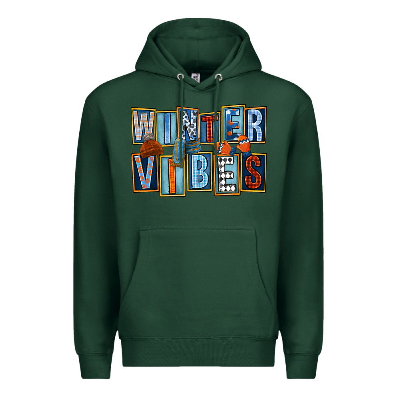 Winter Vibes Premium Hoodie by FaDigitalArtStudio | Teevron