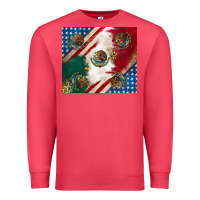 Cardinal American with mexican flag Premium Sweatshirt - RanaPortraitStore