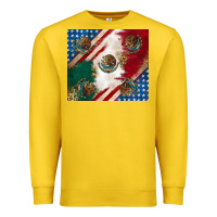 Lemon American with mexican flag Premium Sweatshirt - RanaPortraitStore