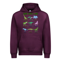 Mauve Wine god says i am dinosaurs Urban Hoodie - JahusDesignShop