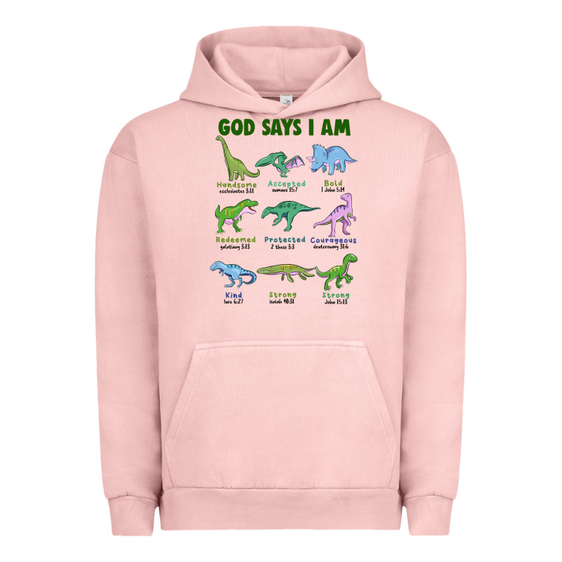 God Says I Am Dinosaurs Urban Hoodie by JahusDesignShop | Teevron