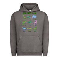 Pigment Tornado god says i am dinosaurs Urban Hoodie - JahusDesignShop