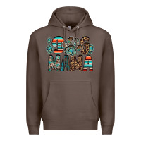 Coffee dog mama Premium Hoodie - RacoonDesign